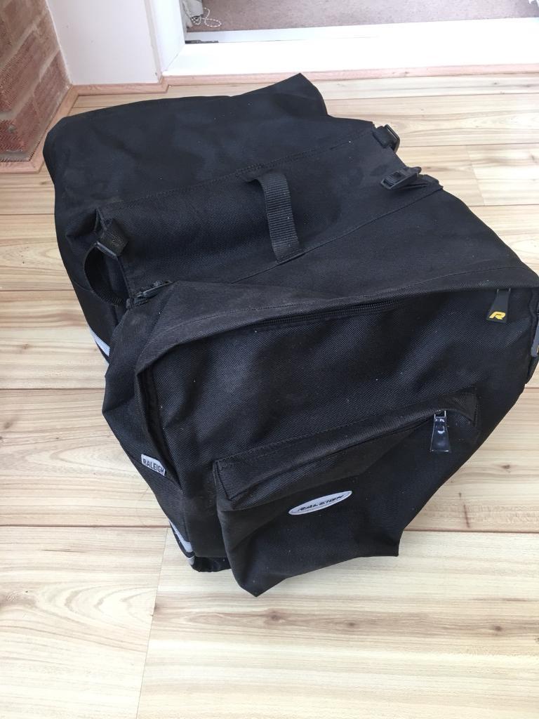 raleigh double pannier bag